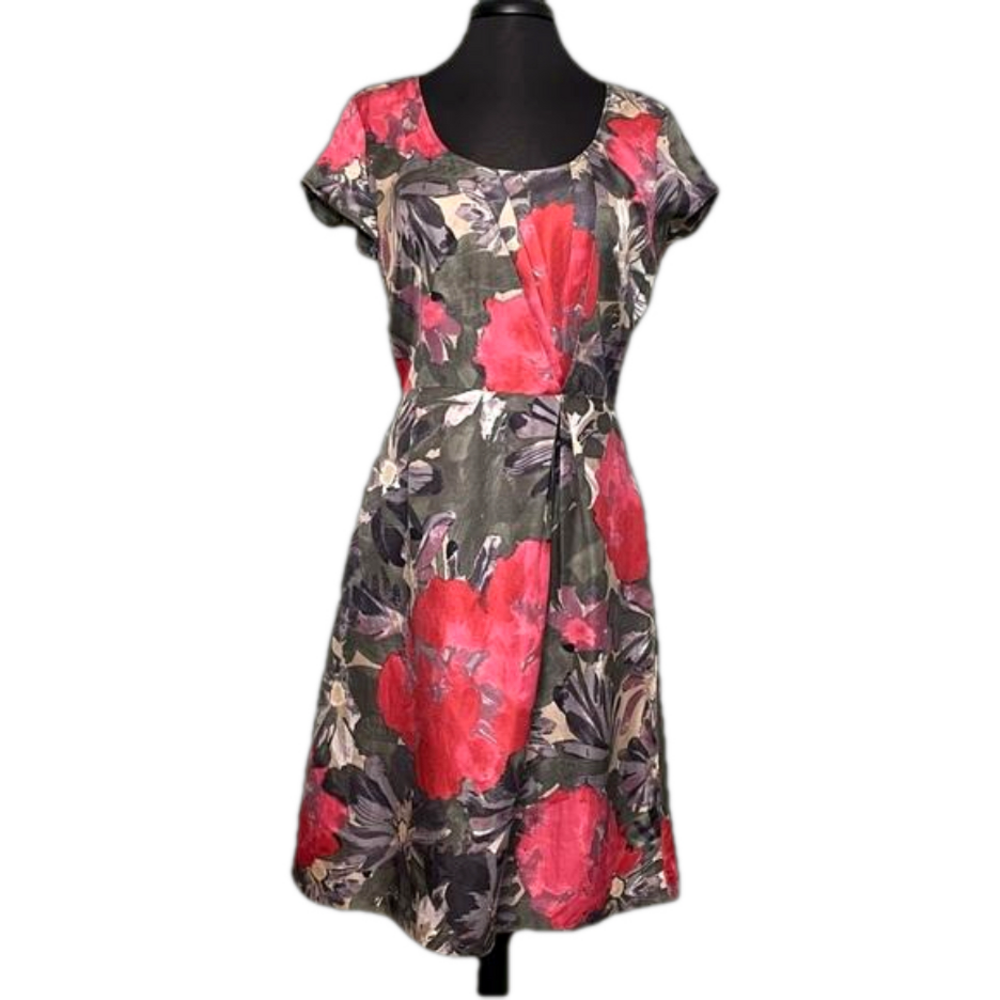 Banana Republic MadMen Floral Women’s Dress Size 10